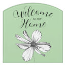 Search for welcome sign door signs Green