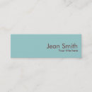 Search for cyan business cards Plain