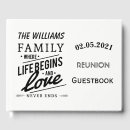 Search for family reunion guest books Black