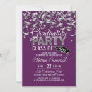 Search for purple and silver invitations Modern