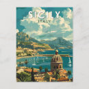 Search for sicily postcards Retro vintage travel