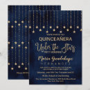 Search for navy blue gold quinceanera invitations Elegant chic