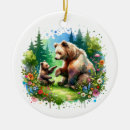 Search for mama bear ornaments Watercolor