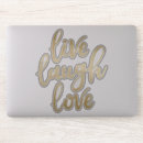 Search for live laugh love stickers Text