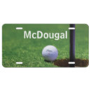 Search for golf license plates Gift
