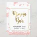 Search for mimosa bridal shower invitations modern