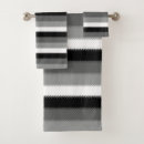 Search for black and grey stripes bath towels Minimalist