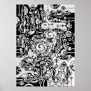 Search for black and white geometric pattern posters Shapes