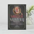 Search for murder mystery birthday invitations Dinner
