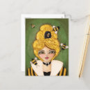 Search for bee postcards Green