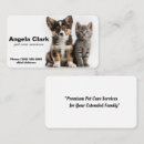 Search for pet sitting business cards Walker