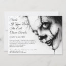 Search for circus halloween invitations Evil clown