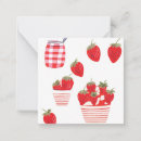 Search for strawberry note cards Strawberries