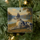 Search for great dane ornaments Harlequin