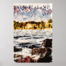 Search for new zealand posters Watercolor