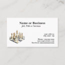 Search for chess business cards Instructor