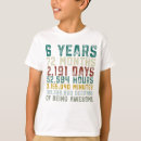Search for 6th anniversary tshirts 6 year anniversary