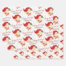 Search for santa wrapping paper Winter holiday