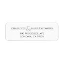 Search for couples return address labels Modern