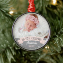 Search for baby girl first ornaments Blush pink