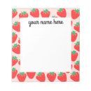 Search for strawberry notepads Pink