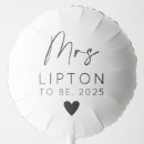 Search for engagement balloons Black and white