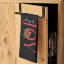 Search for red and black kitchen towels Festive