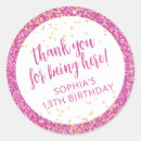 Search for birthday thank you stickers For her