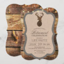 Search for rustic wood background invitations Retirement party