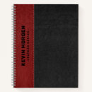 Search for black leather notebooks Red