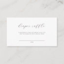 Search for diaper raffle enclosure cards Minimalist