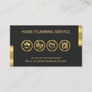 Search for plumber business cards Plumbing service
