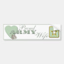 Search for army wife bumper stickers Pride