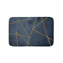 Search for navy blue gold bath mats Stylish
