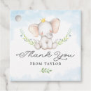 Search for elephant baby shower favor tags Little peanut