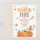 Search for harvest birthday invitations Pumpkin