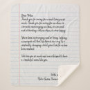 Search for love letter blankets Keepsake