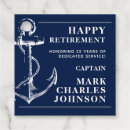 Search for retirement favor tags Navy blue