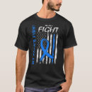 Search for type 2 diabetes tshirts Blue