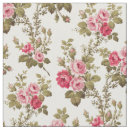 Search for vintage roses fabric Chic floral