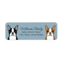 Search for boston terrier return address labels Whimsical