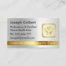 Search for caregiver business cards Branding