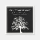 Search for funeral napkins Black and white