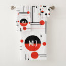 Search for black red white bath towels Elegant