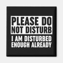 Search for do not disturb magnets Disturbed