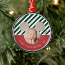 Search for baby mickey mouse ornaments Baby's first christmas