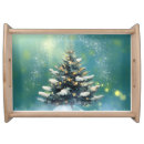Search for christmas serving trays Pine tree