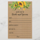 Search for sunflower games bridal shower gifts Rustic