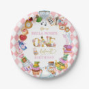 Search for alice in wonderland paper plates Watercolor