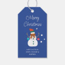 Search for snowman gift tags Blue